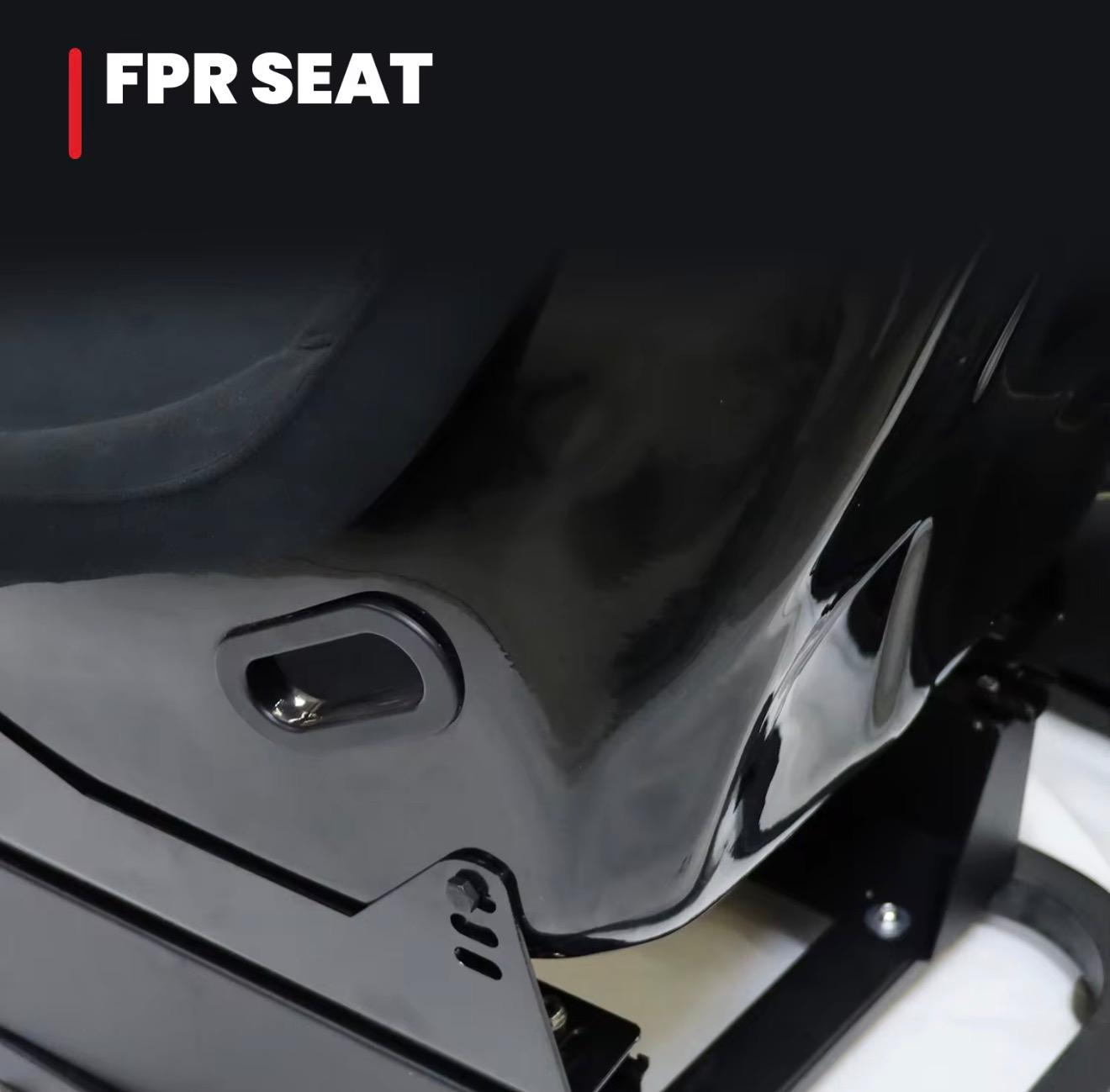 Simulador De Carreras Sport Cockpit - Estructura + Butaca Fija Racing