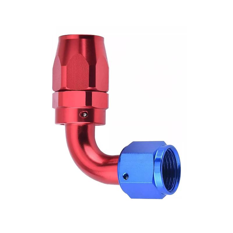 PUNTEROS RACING HEMBRA 90 GRADOS PARA MANGUERA AN4 HASTA AN10