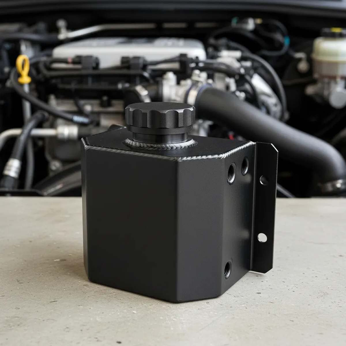 TANQUE DE LIQUIDO REFRIGERANTE TODO ALUMINIO - 1 LITRO