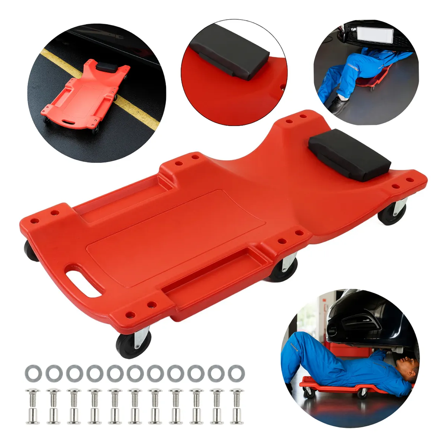 CAMILLA DE TALLER MECÁNICO 102cm - REFORZADA