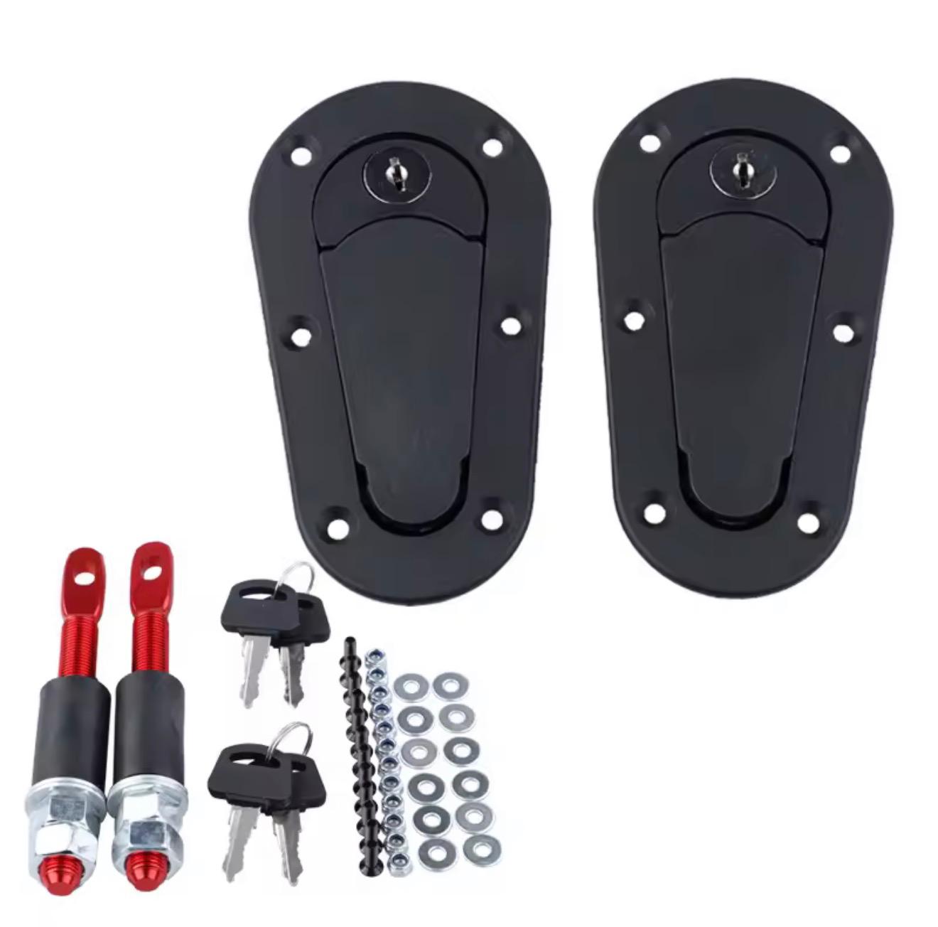 TRABACAPOT DEPORTIVO CON Y SIN TRANCA - NEGRO / SIMIL FIBRA DE CARBONO