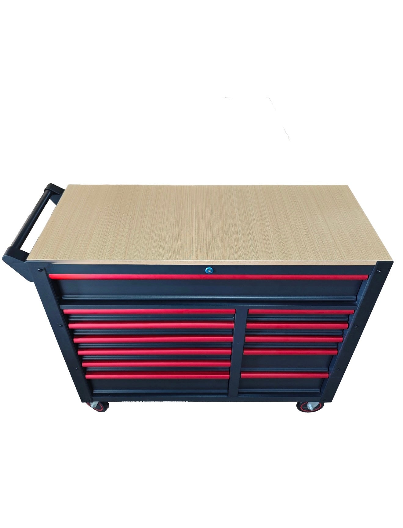 CARRO GABINETE 12 CAJONES CON 471 HERRAMIENTAS - MESA MADERA