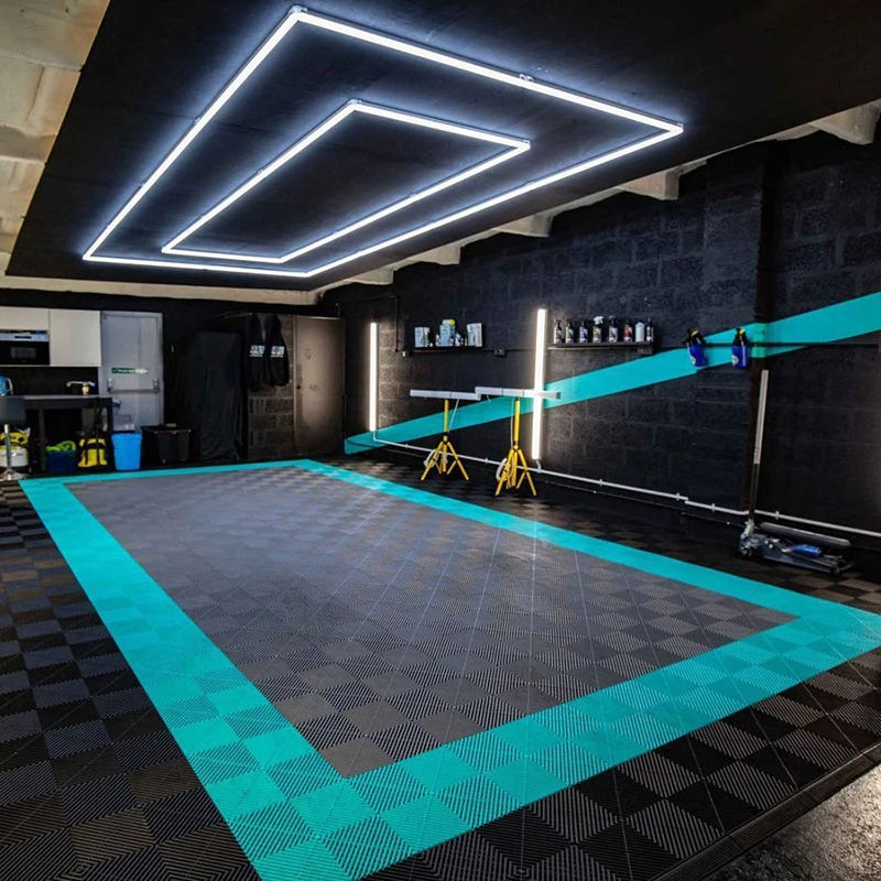 PISO PLÁSTICO DE TALLER MODULAR ENCASTRABLE 40cm x 40cm