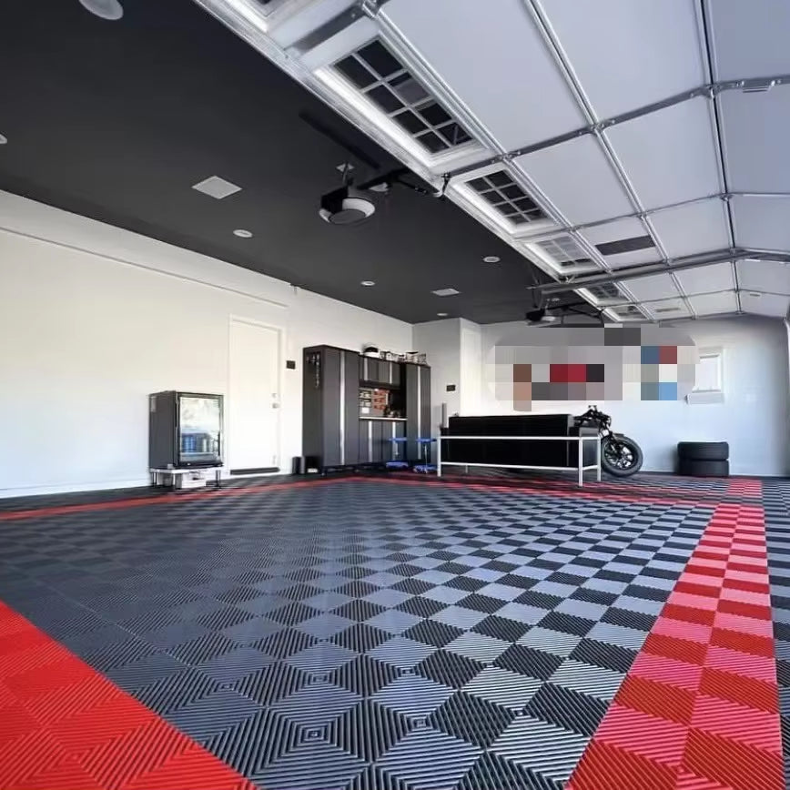 PISO PLÁSTICO DE TALLER MODULAR ENCASTRABLE 40cm x 40cm