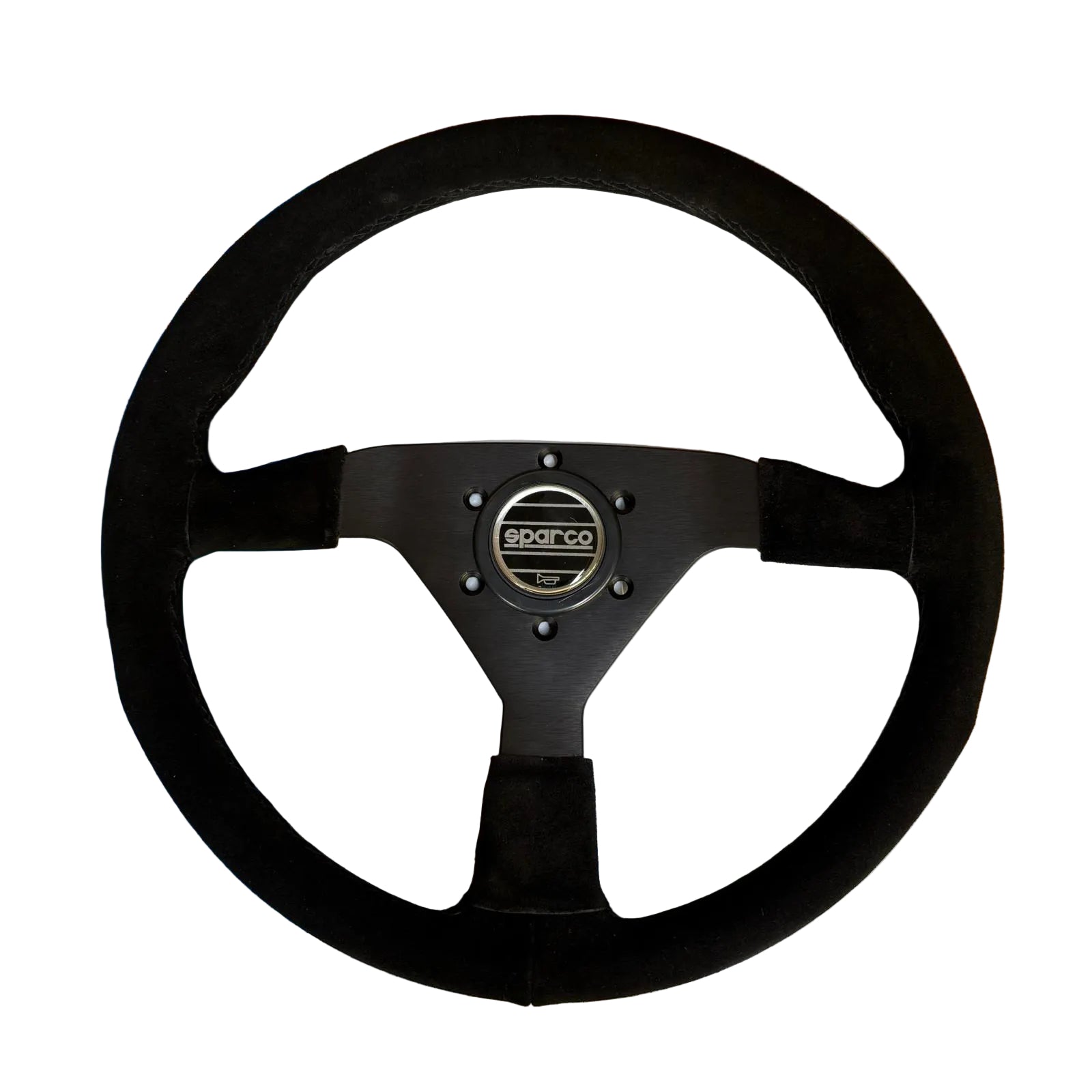 VOLANTE DEPORTIVO 14" GAMUZA SPARCO
