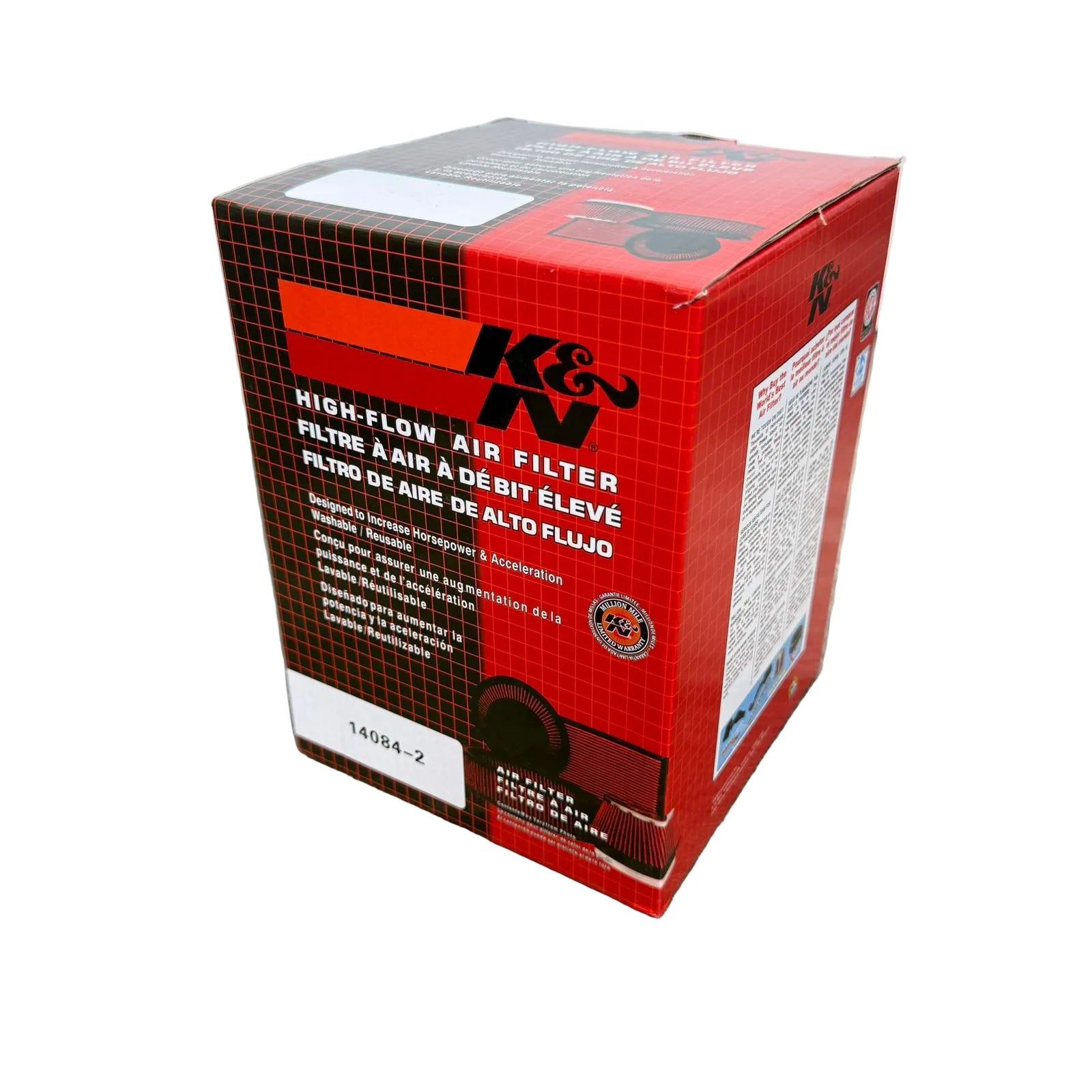 FILTRO DE AIRE CÓNICO K&N 76mm ADMISIÓN - K&N