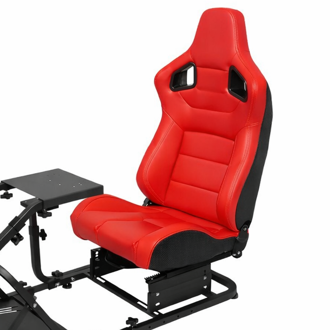 Simulador De Carreras Sport Cockpit - Estructura + Butaca Racing Reclinable