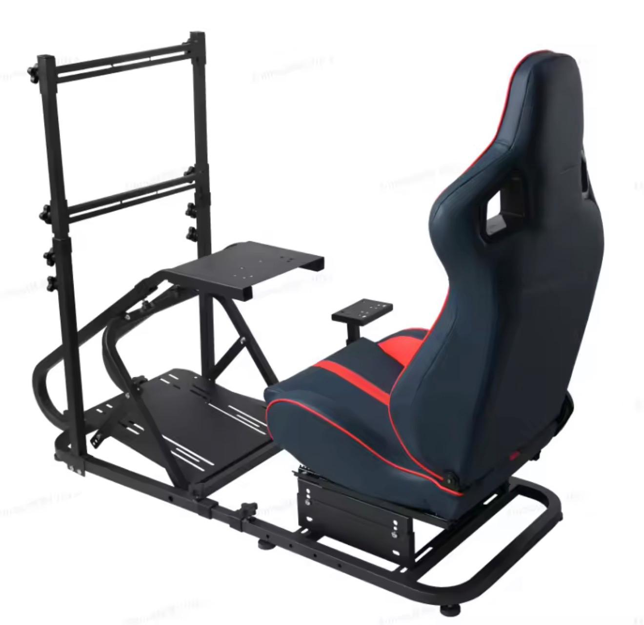 Simulador De Carreras Cockpit Estructura + Butaca Racing Reclinable