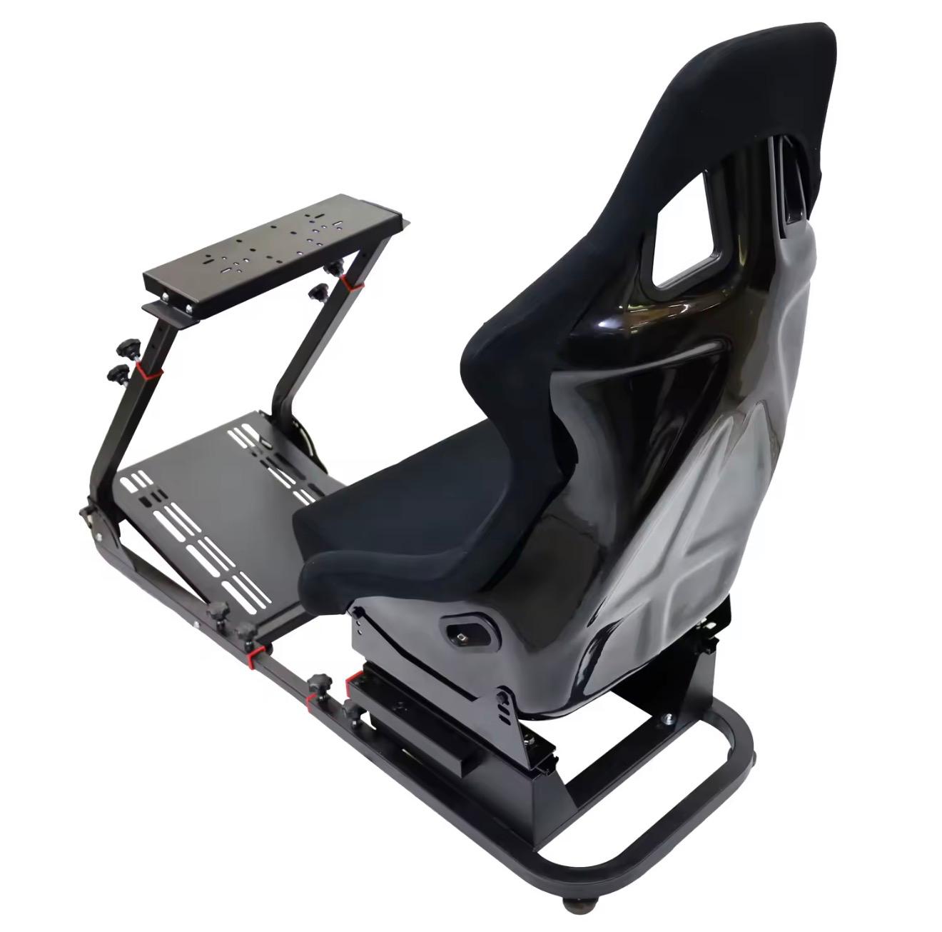 Simulador De Carreras Sport Cockpit - Estructura + Butaca Fija Racing